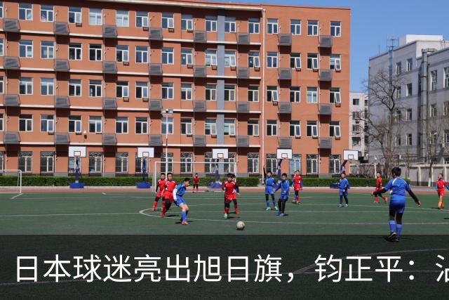 日本球迷亮出旭日旗，钧正平：沾满侵略血污的“战犯旗”，被国际足联明令禁止，世界杯赛场不是军国主义的招魂地